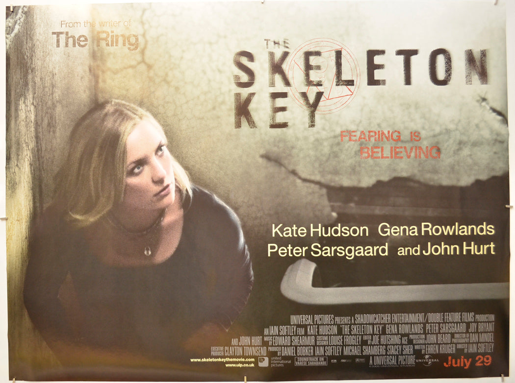 The Skeleton Key Original Quad Poster - Film Poster - Movie Poster  