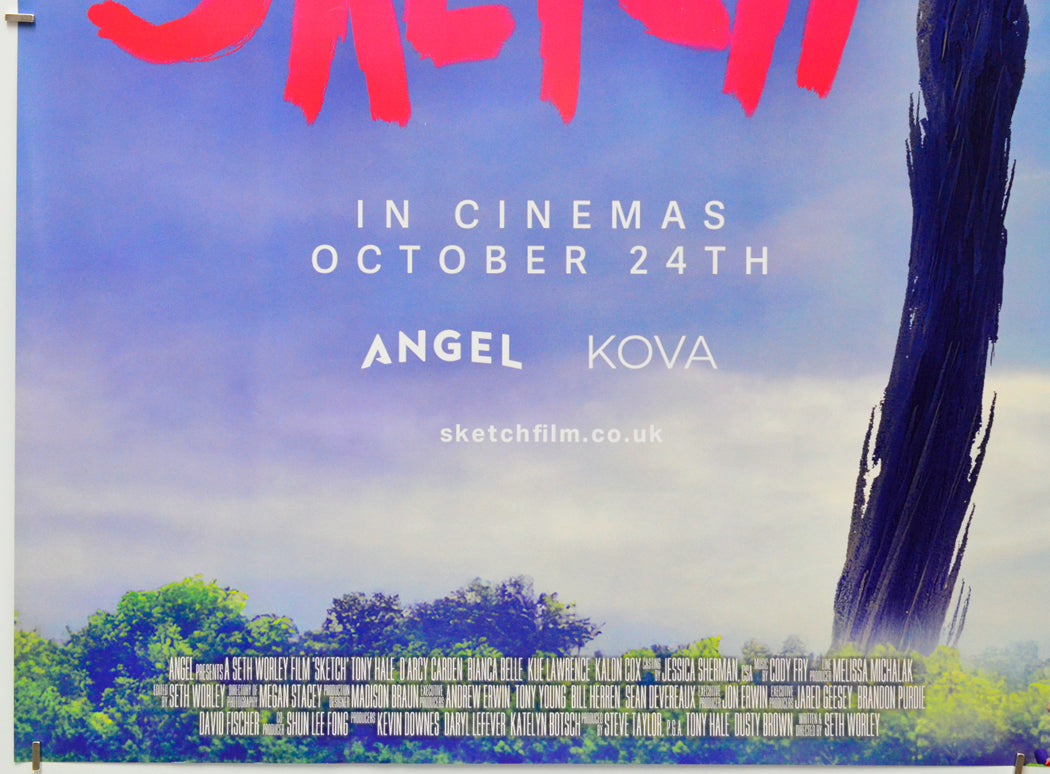 Sketch (Bottom Left) Cinema Quad Movie Poster 