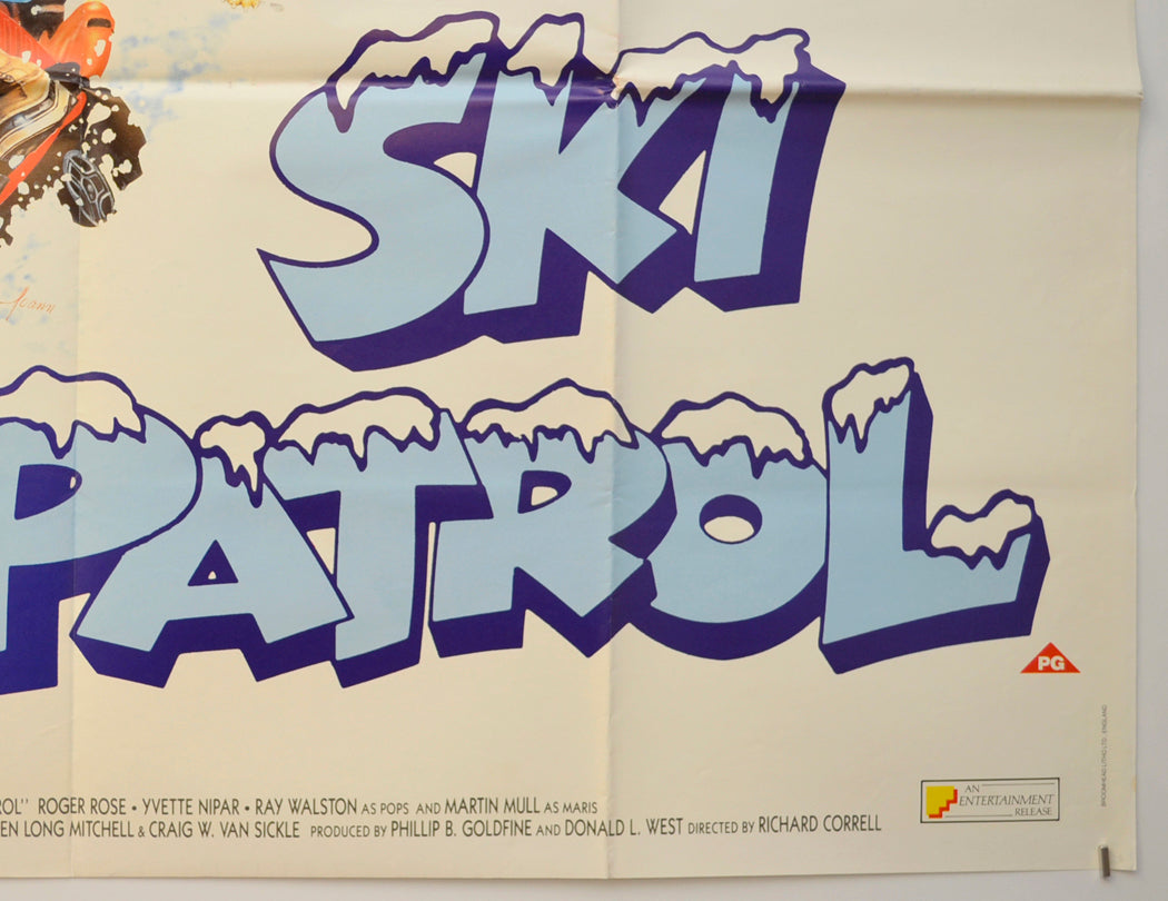 SKI PATROL (Bottom Right) Cinema Quad Movie Poster 