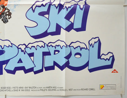 SKI PATROL (Bottom Right) Cinema Quad Movie Poster 