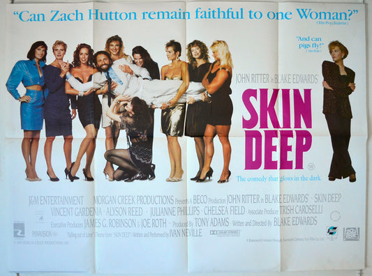 Skin Deep Original British Quad Poster - Movie Poster