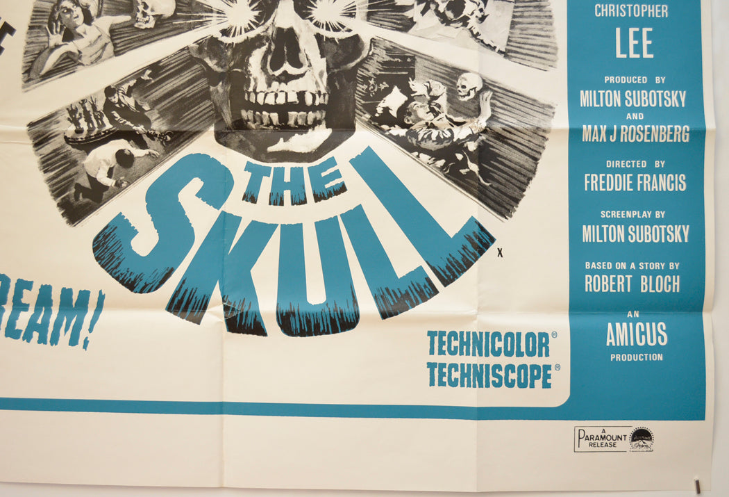 THE SKULL (Bottom Right) Cinema Quad Movie Poster 