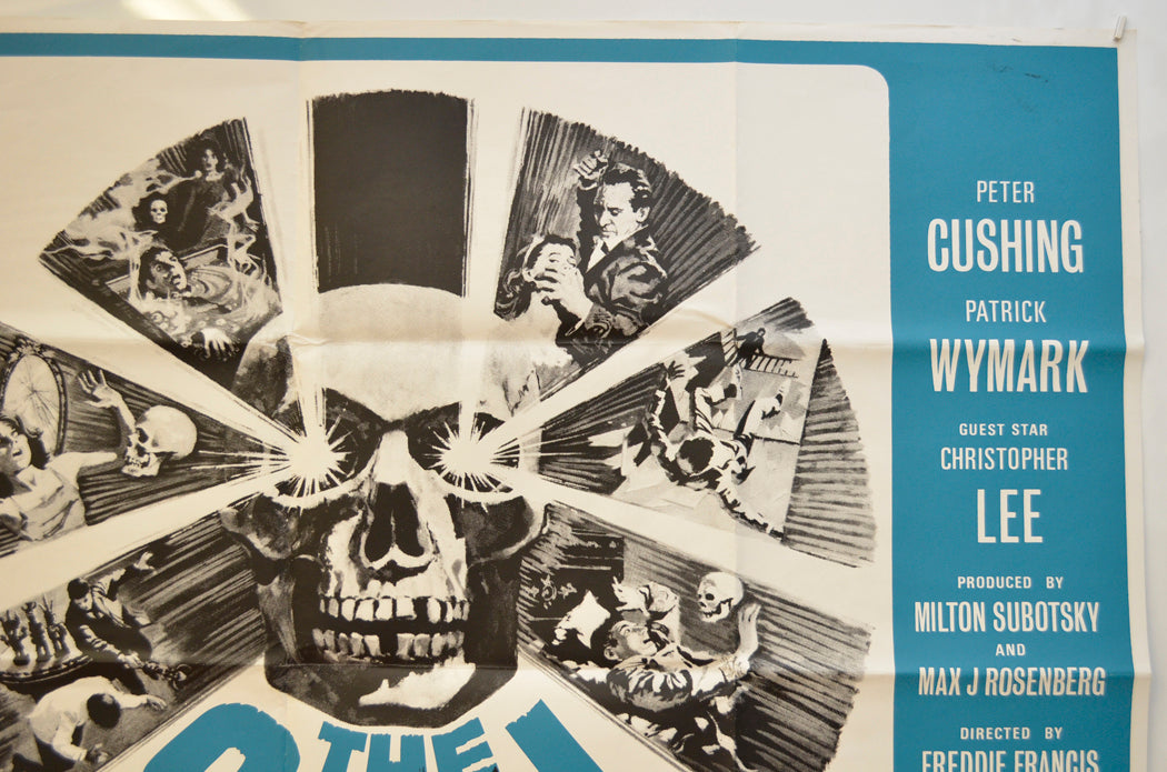 THE SKULL (Top Right) Cinema Quad Movie Poster 