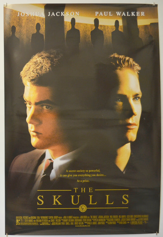 The Skulls Original One Sheet Poster - Film Poster - Movie Poster  