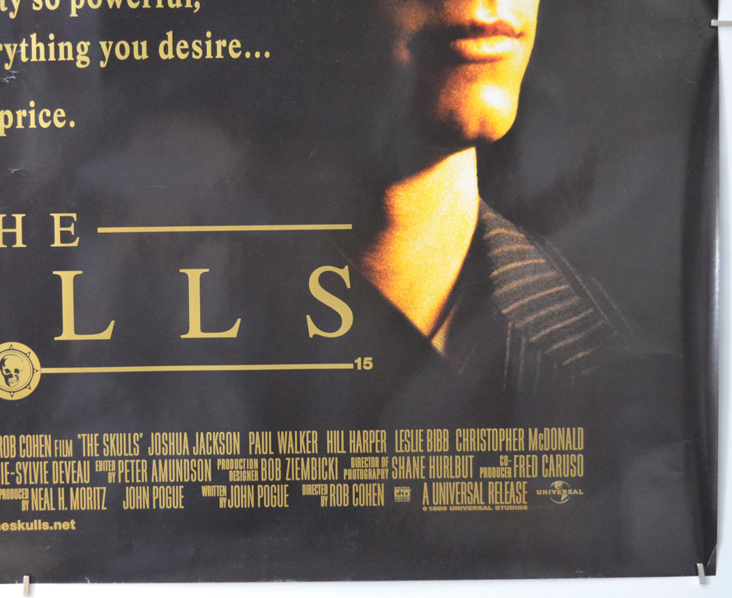 THE SKULLS (Bottom Right) Cinema Quad Movie Poster 