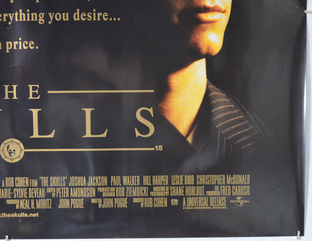 THE SKULLS (Bottom Right) Cinema Quad Movie Poster 