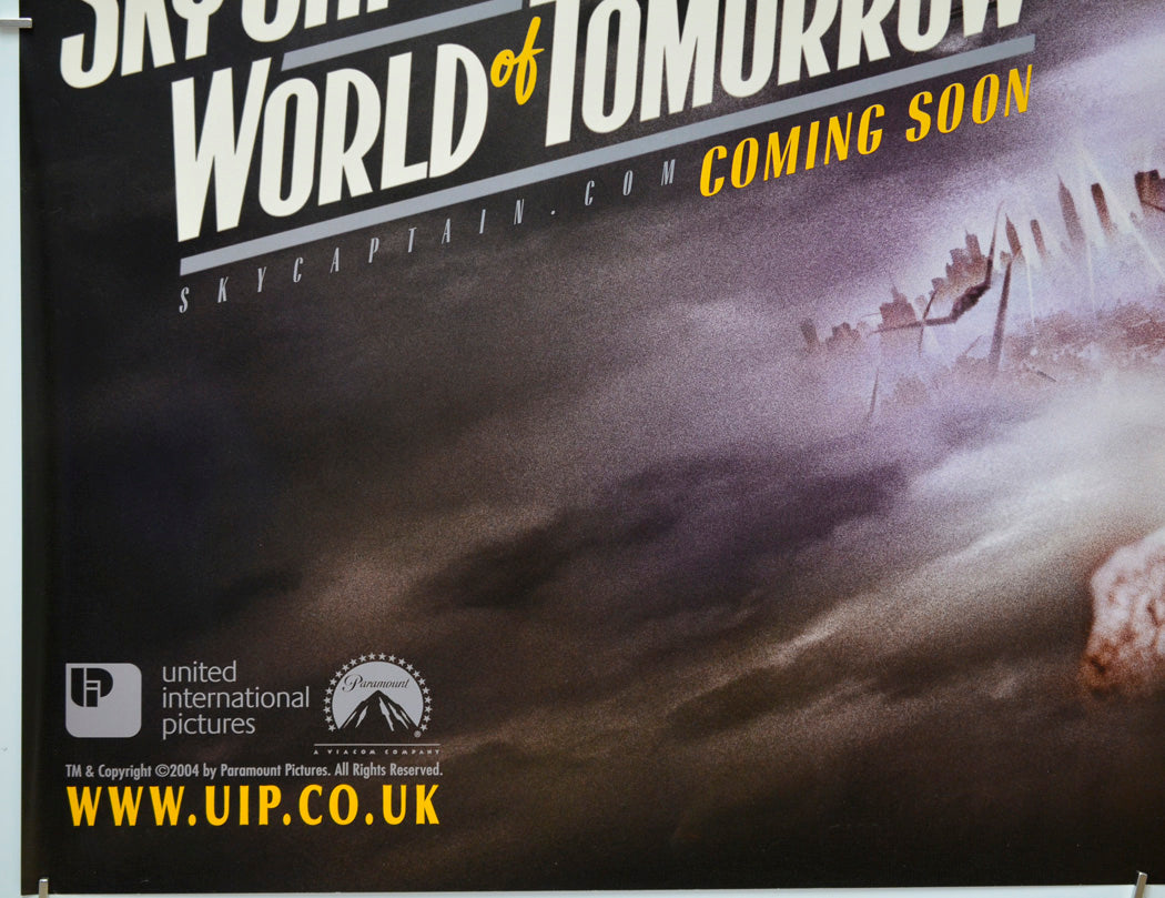 Sky Captain And The World Of Tomorrow (Bottom Left) Cinema Quad Movie Poster 