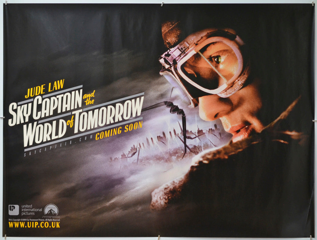 Sky Captain And The World Of Tomorrow - Original Quad Poster - Film Poster - Movie Poster