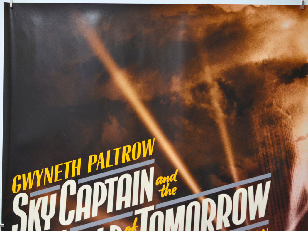 Sky Captain And The World Of Tomorrow (Top Left) Cinema Quad Movie Poster 