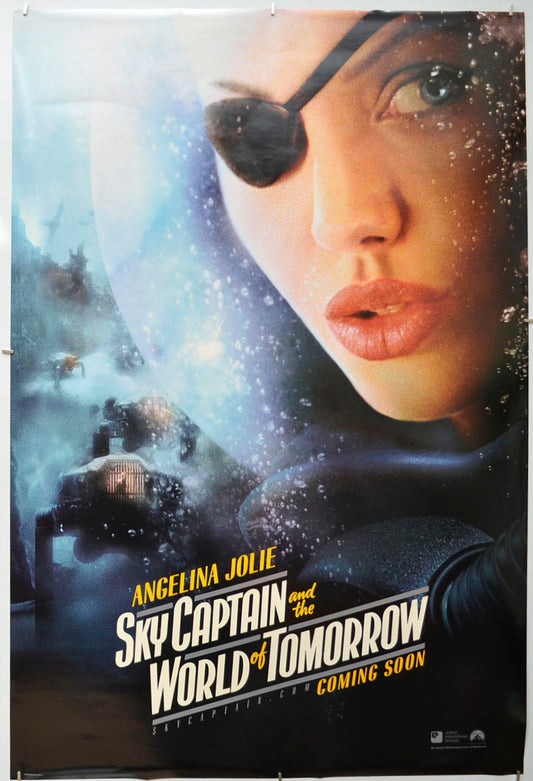 Sky Captain And The World Of Tomorrow (Angelina Jolie Teaser Version)  Original One Sheet Poster - Film Poster - Movie Poster