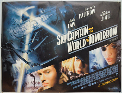 Sky Captain And The World Of Tomorrow - Original Quad Poster - Film Poster - Movie Poster