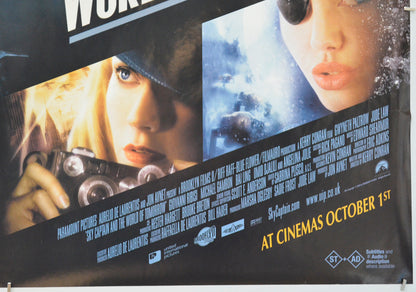 SKY CAPTAIN AND THE WORLD OF TOMORROW (Bottom Right) Cinema Quad Movie Poster 