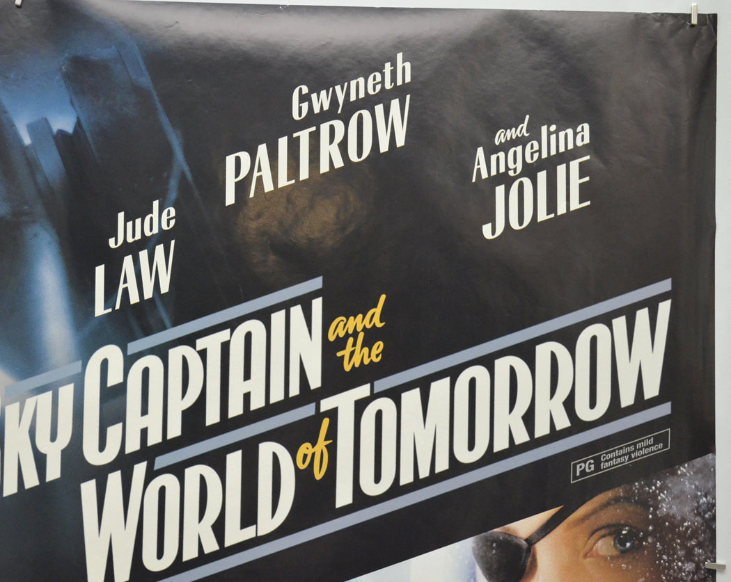 SKY CAPTAIN AND THE WORLD OF TOMORROW (Top Right) Cinema Quad Movie Poster 