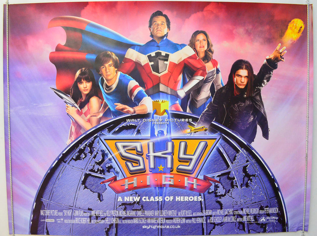 Sky High Original British Quad Poster - Film Poster - Movie Poster 