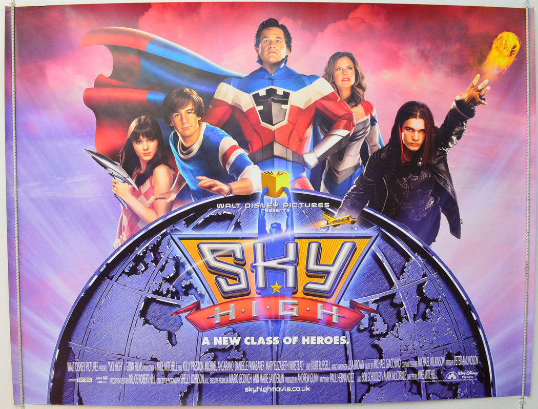 Sky High Original British Quad Poster - Film Poster - Movie Poster 