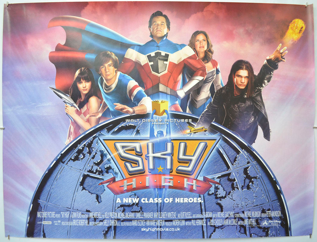 Sky High Original Quad Poster - Film Poster - Movie Poster