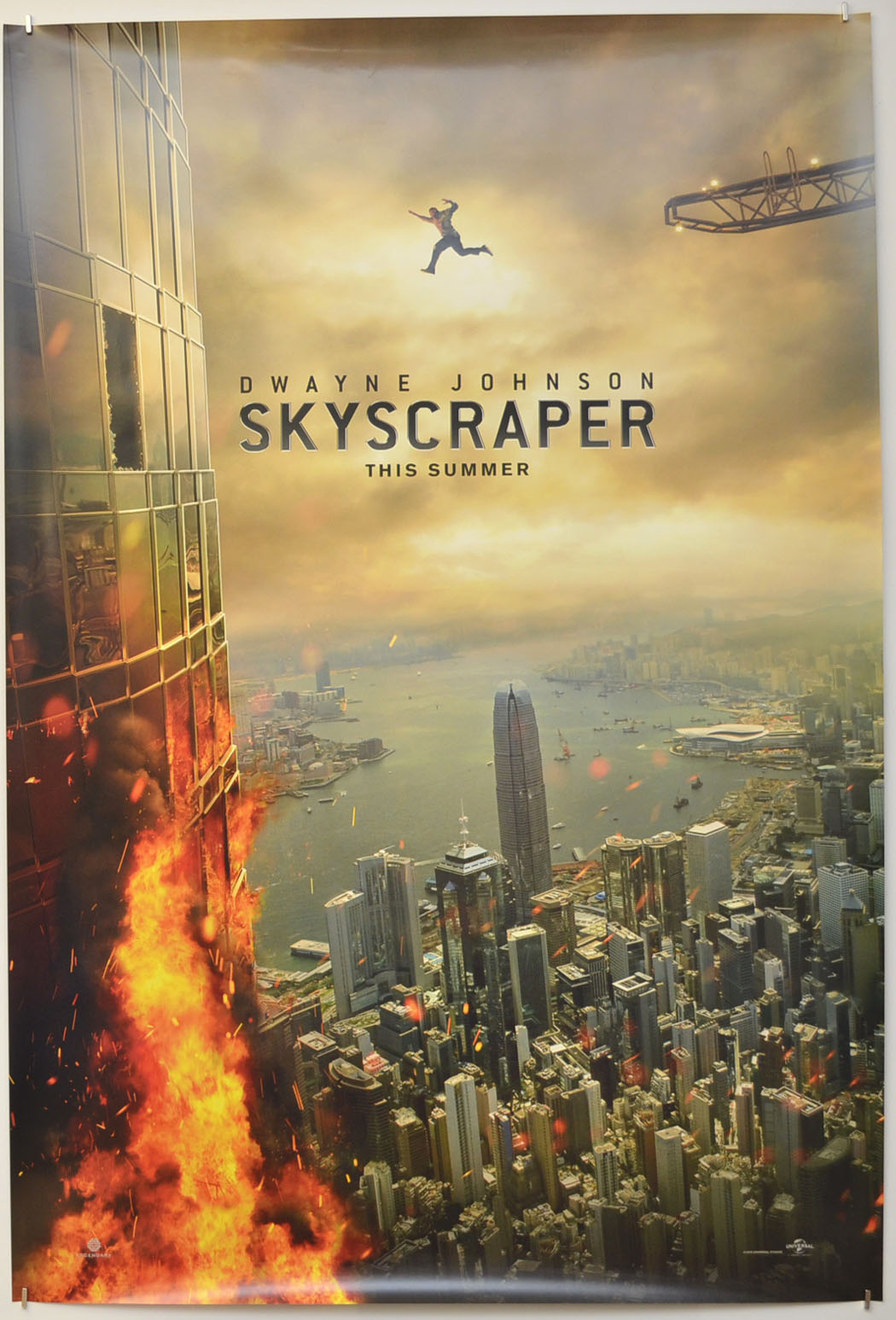 Skyscraper (Teaser / Advance Version) Original One Sheet Poster - Film Poster - Movie Poster