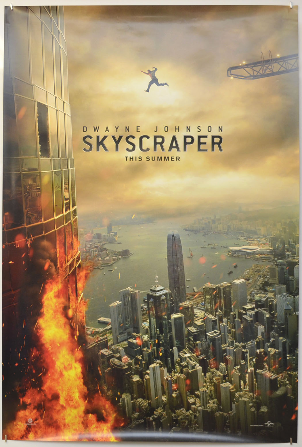 Skyscraper (Teaser / Advance Version) Original One Sheet Poster - Film Poster - Movie Poster