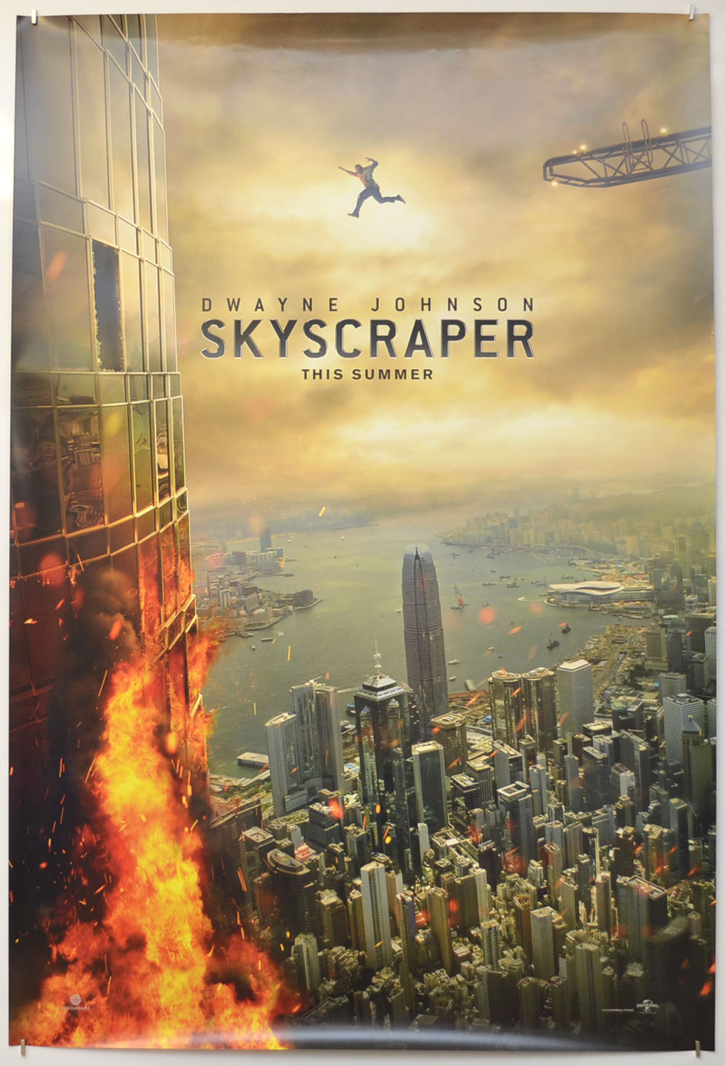 Skyscraper (Teaser / Advance Version) Original One Sheet Poster - Film Poster - Movie Poster