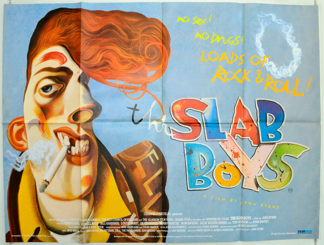 The Slab Boys Original British Quad Poster - Film Poster - Movie Poster 