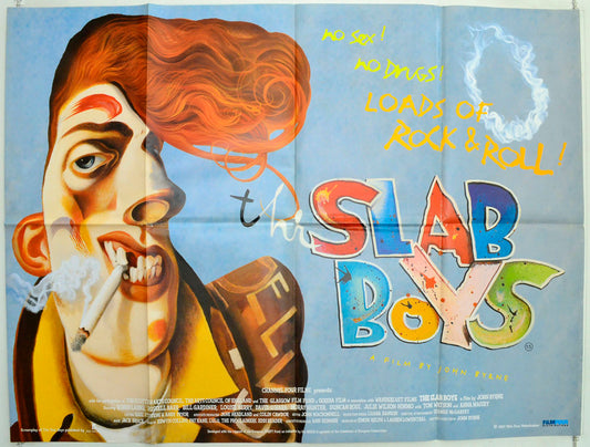 The Slab Boys Original British Quad Poster - Film Poster - Movie Poster 