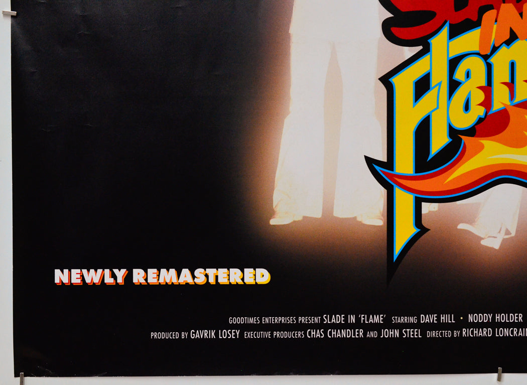 Slade in Flame (Bottom Left) Cinema Quad Movie Poster 