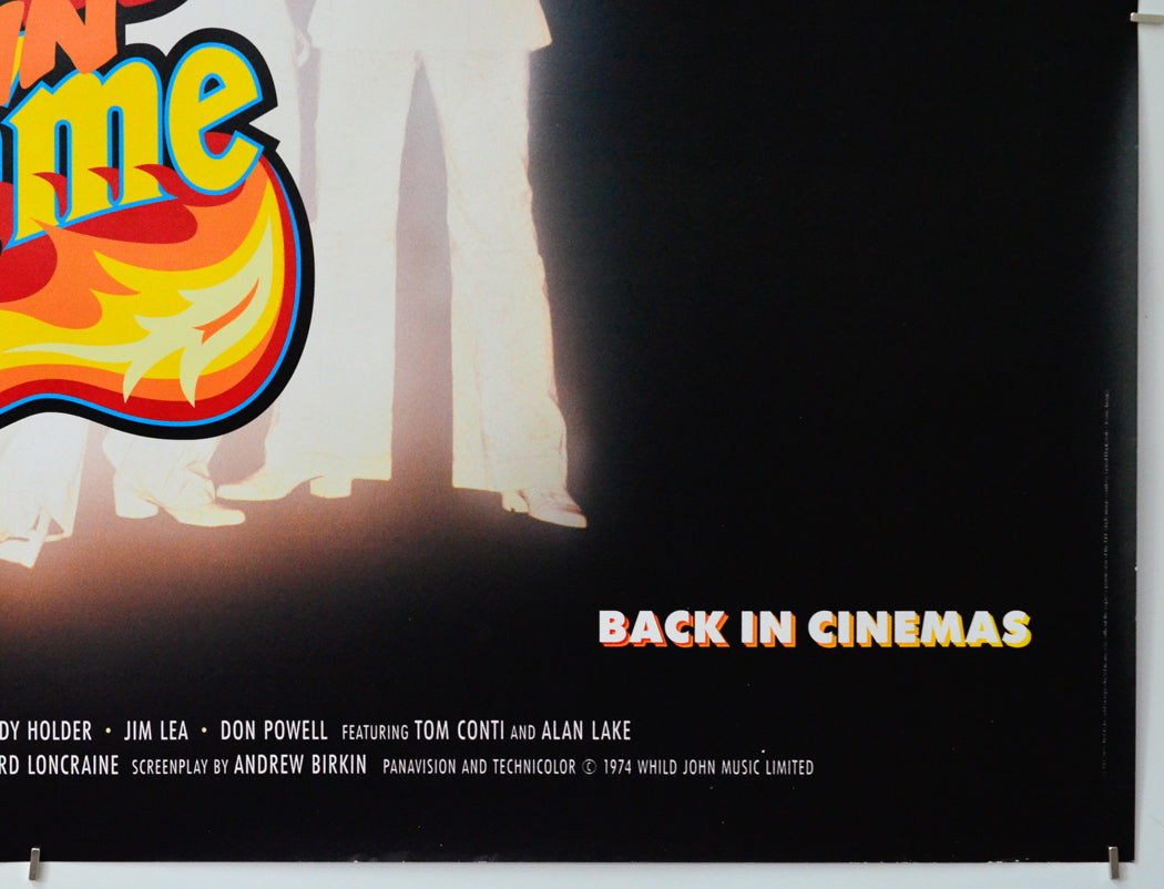 Slade in Flame (Bottom Right) Cinema Quad Movie Poster 
