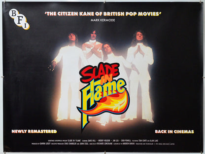 Slade in Flame - Original Quad Poster - Film Poster - Movie Poster