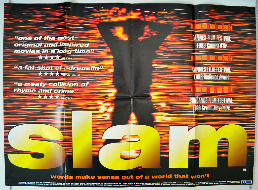 Slam Original British Quad Poster - Movie Poster