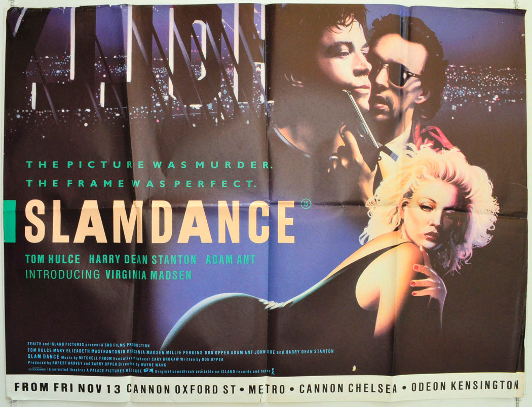 Slam Dance Original British Quad Poster - Film Poster - Movie Poster 