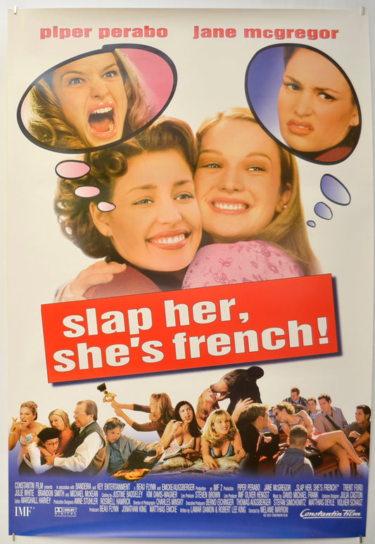 Slap Her, She's French Original One Sheet Poster - Film Poster - Movie Poster  