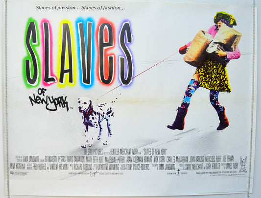 Slaves Of New York  Original British Quad Poster - Film Poster - Movie Poster