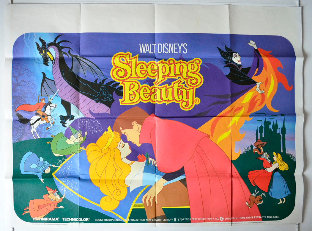 Sleeping Beauty  (1979 re-release Poster)   Original British Quad Poster - Movie Poster