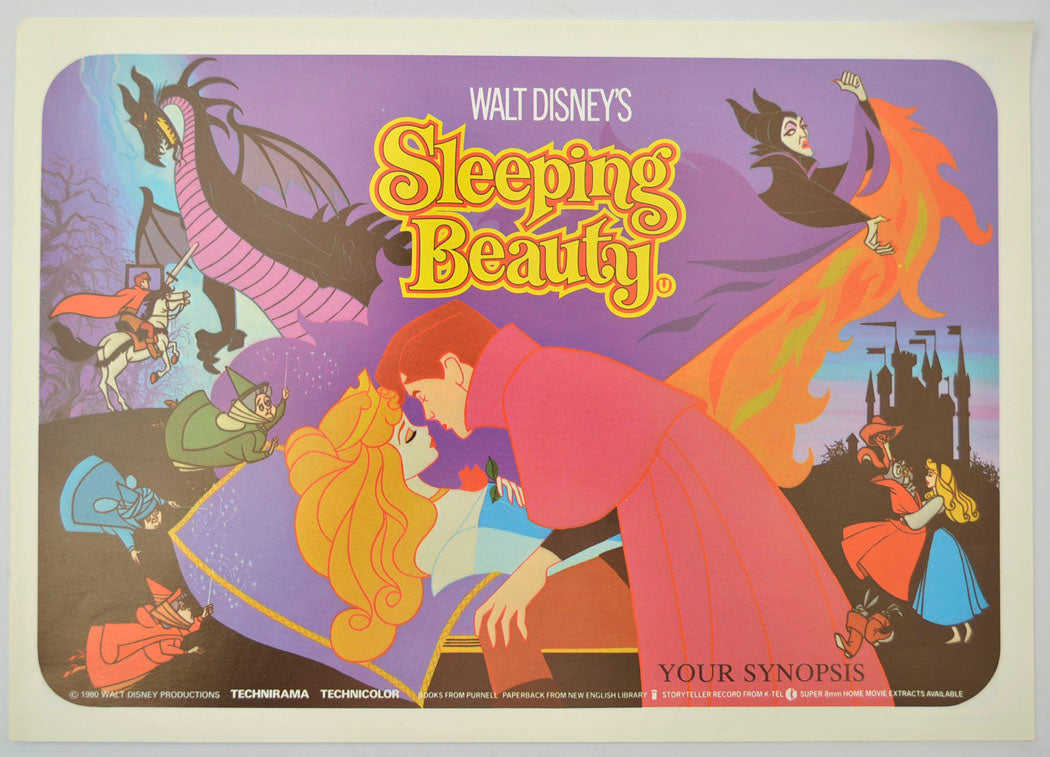 Sleeping Beauty Original Cinema Exhibitors Synopsis / Credits Booklet (UK) 