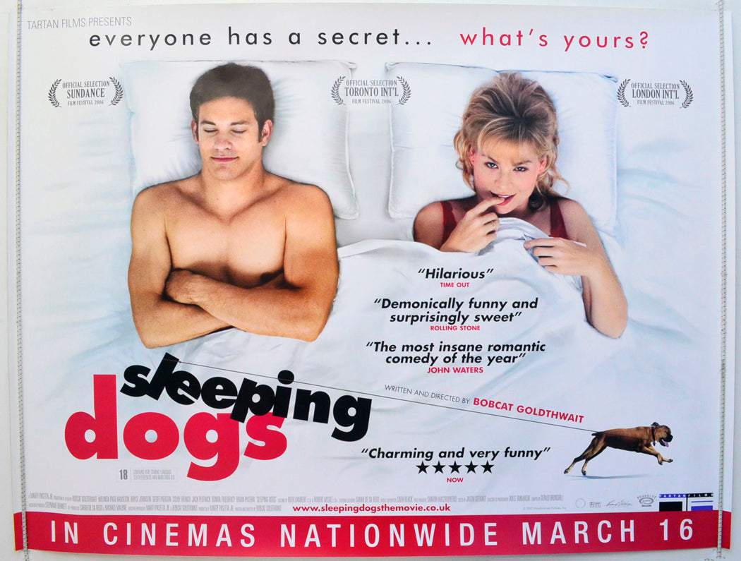 Sleeping Dogs  (a.k.a. Stay)   Original British Quad Poster - Film Poster - Movie Poster 