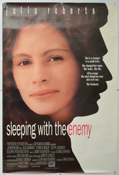 Sleeping With The Enemy - Original One Sheet Poster - Film Poster - Movie Poster