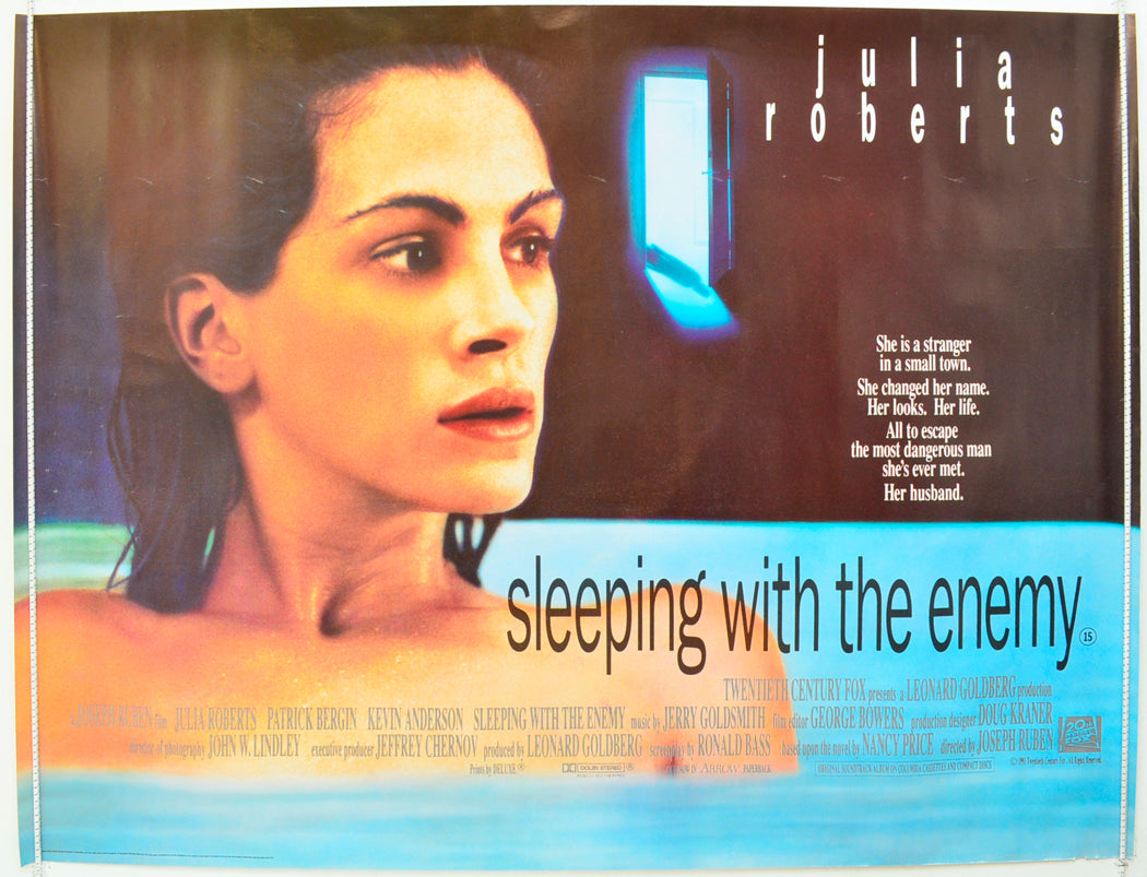 Sleeping With The Enemy  Original British Quad Poster - Film Poster - Movie Poster 