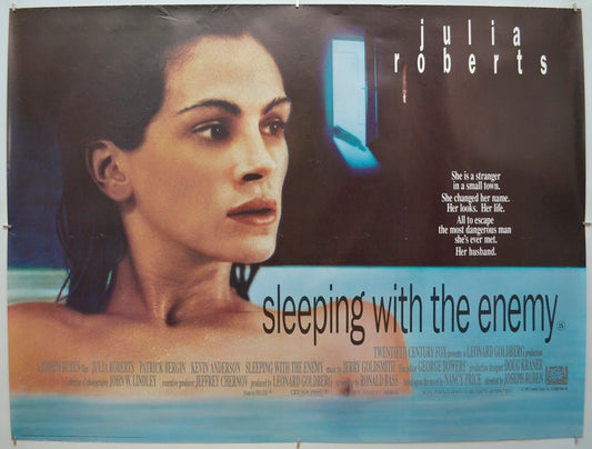 Sleeping With The Enemy Original Quad Poster - Film Poster - Movie Poster