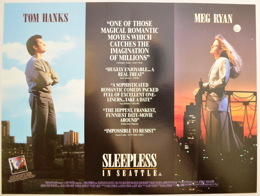 Sleepless In Seattle Original Mini Quad Poster - Film Poster - Movie Poster