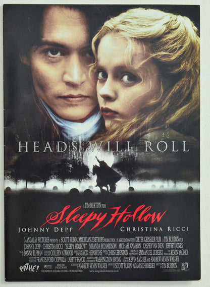 Sleepy Hollow   Original Cinema Exhibitors Synopsis / Credits Booklet