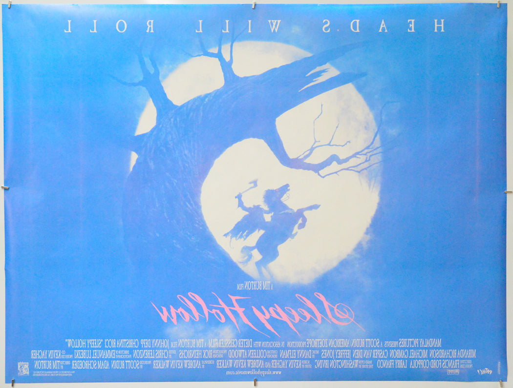 Sleepy Hollow (Back) Cinema Quad Movie Poster 