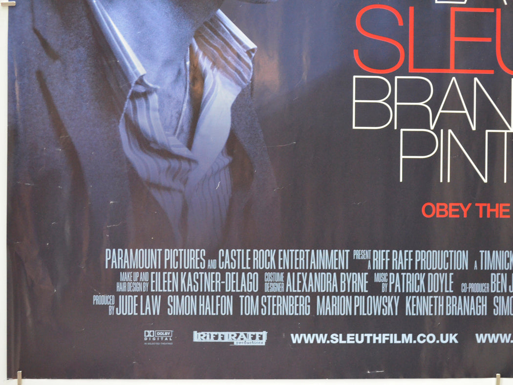 SLEUTH (Bottom Left) Cinema Quad Movie Poster 