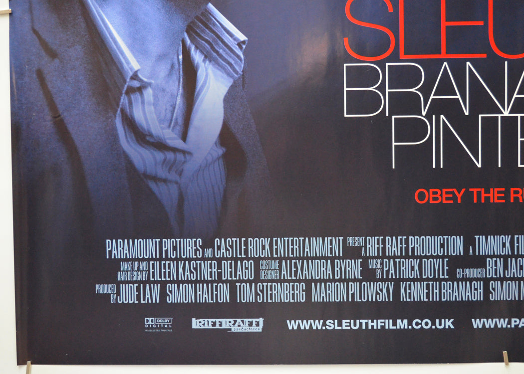 SLEUTH (Bottom Left) Cinema Quad Movie Poster 