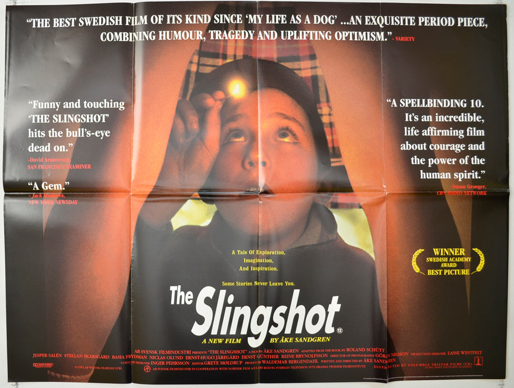 The Slingshot   Original Quad Poster - Film Poster - Movie Poster 