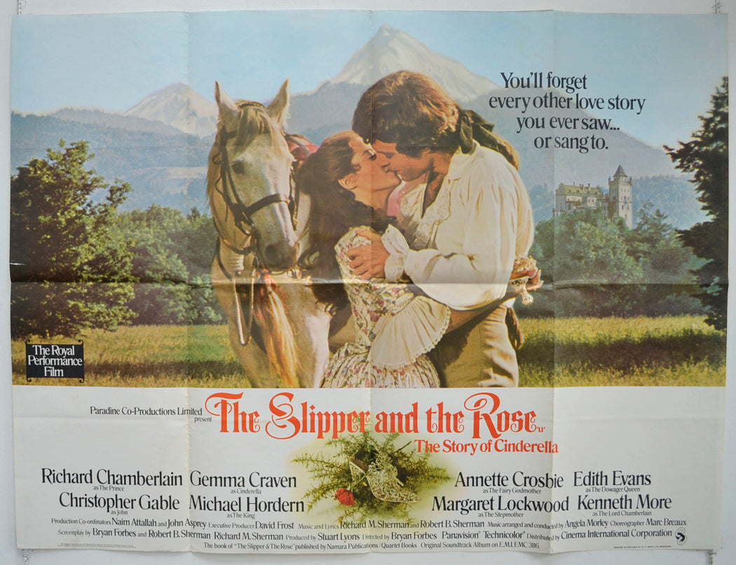 The Slipper And The Rose  Original British Quad Poster - Film Poster - Movie Poster 