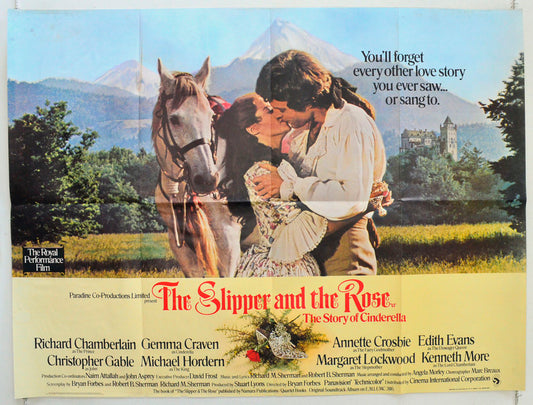 The Slipper And The Rose Original British Quad Poster - Film Poster - Movie Poster 