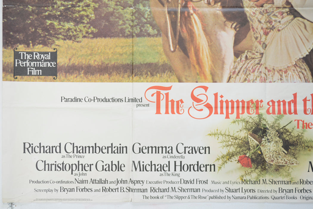 THE SLIPPER AND THE ROSE (Bottom Left) Cinema Quad Movie Poster 