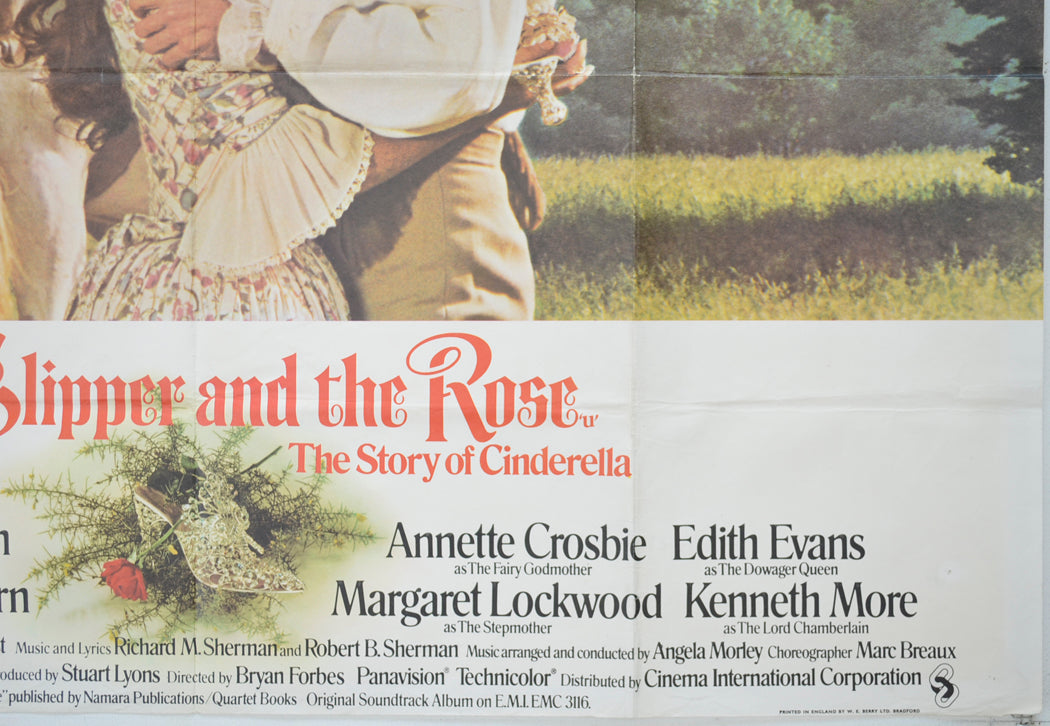 THE SLIPPER AND THE ROSE (Bottom Right) Cinema Quad Movie Poster 