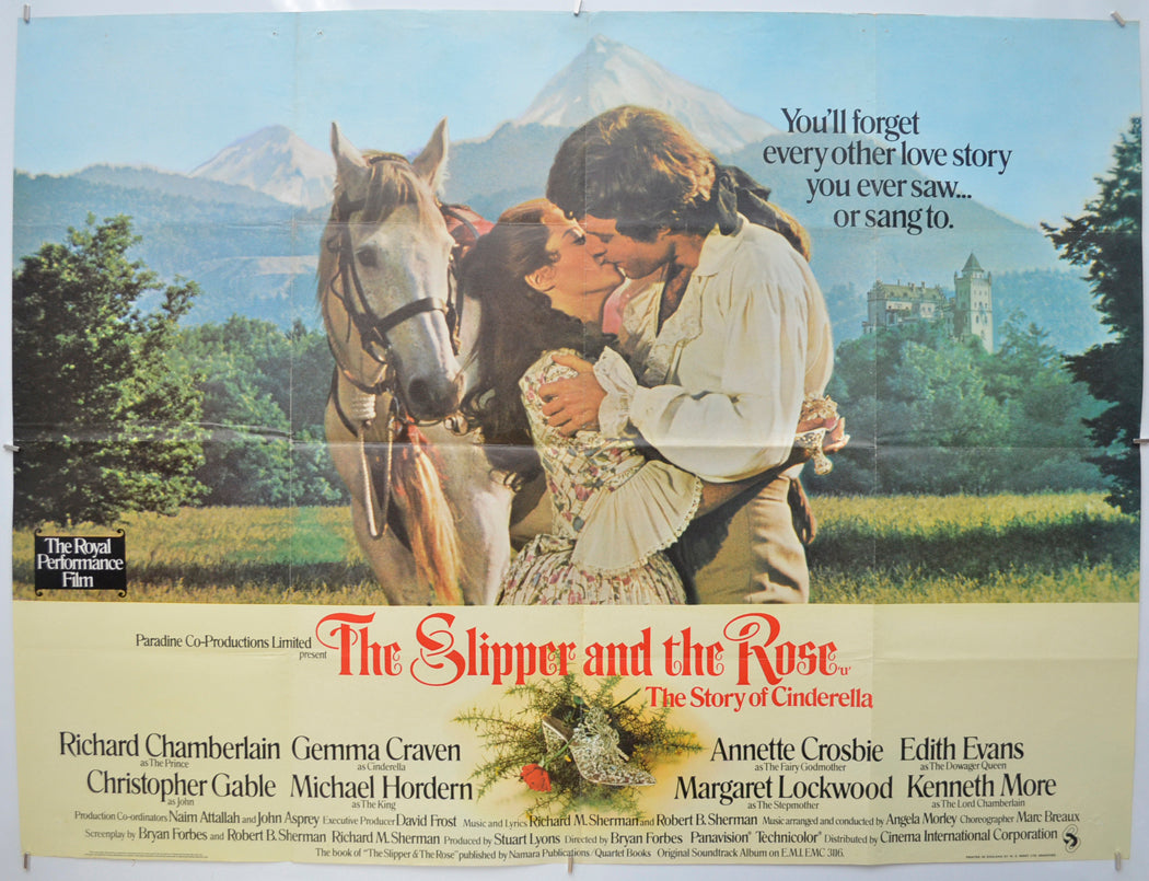 The Slipper And The Rose Original Quad Poster - Film Poster - Movie Poster