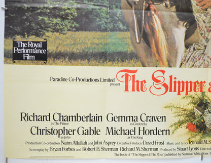 THE SLIPPER AND THE ROSE (Bottom Left) Cinema Quad Movie Poster 